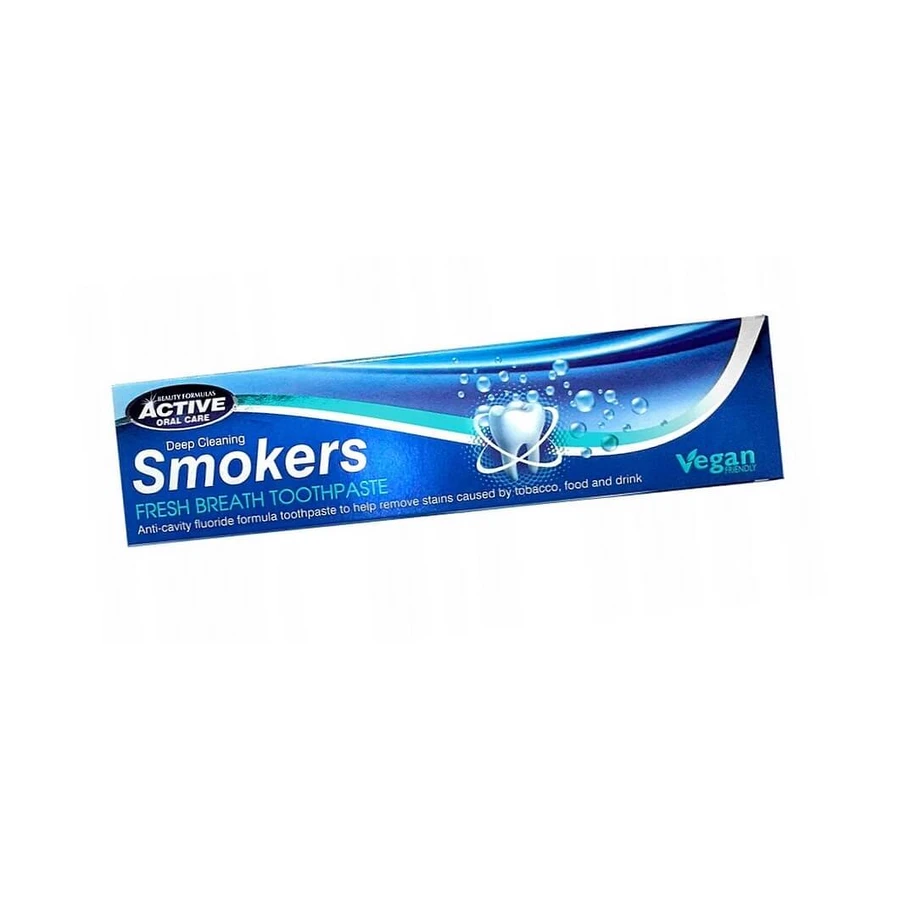 Beauty Formulas Dentífrico Smokers Fresh para fumadores, 100 ml