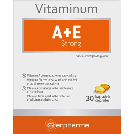 Vitaminum A+E Strong, 30 capsules