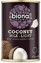 Kokosmelk Light Bio, 400 ml, Biona