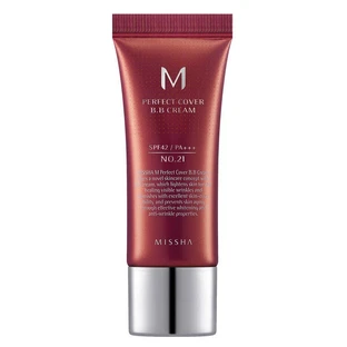 Missha M Perfect Cover BB Cream SPF42 Multifunctionele BB Cream Nr.21 Licht Beige, 20 ml