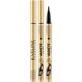 Eveline Cosmetics Variete Eyeliner Wasserfester Eyeliner Ultra Schwarz, 2 g