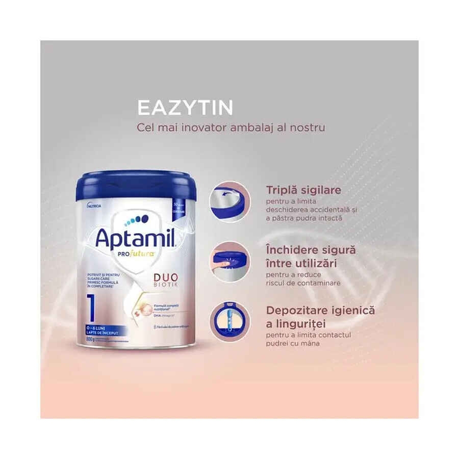 Aptamil ProFutura 1 formule, 800g, 0-6 mois, Nutricia