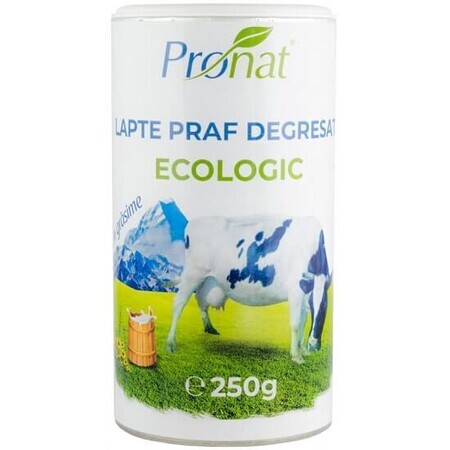 Lait en poudre biologique 1% de matière grasse, 250 gr, Pronat