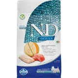 Voer Farmina N&D Ocean Volwassen Meloen Zalm Vis Kabeljauw 800 g