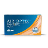Contactlenzen -4,25 Air Optix Night&amp;Day Aqua, 6 stuks, Alcon