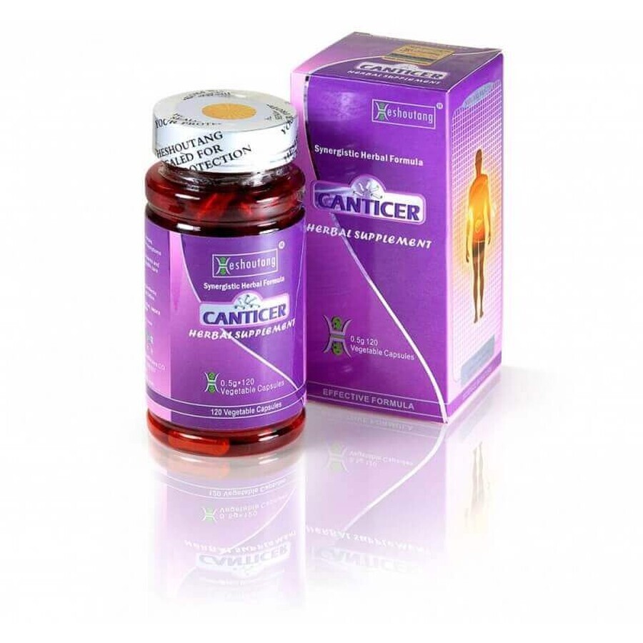 Canticer, 120 capsule vegetale, Qingdao Heshoutang