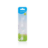 Reserve opzetborstels voor Babysonic elektrische tandenborstel 0-18 maanden, 2 stuks, Brush Baby