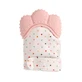 Silicone teething glove, pink, Coccorito