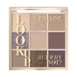 Eveline Cosmetics Look Up Paleta 9 cieni do powiek But Why Not, 10,8 g