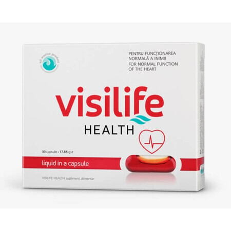 Gélules pour une fonction cardiaque normale, 30 gélules, Visilife Health