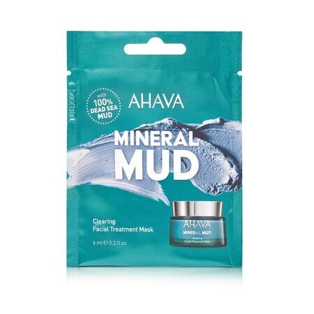 Masque nettoyant et détoxifiant à la boue minérale, 6 ml, Ahava
