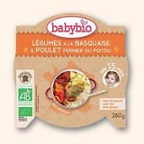 Menu met Basquaise Groenten en Poitou Kip, +15 maanden, 260 g, Babybio