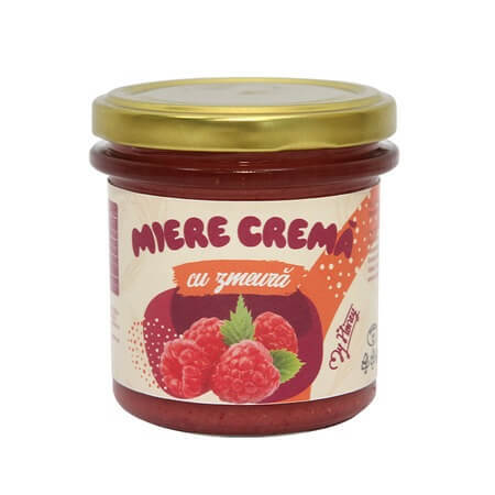 Cremehonig mit Himbeeren, 200g, Apisrom