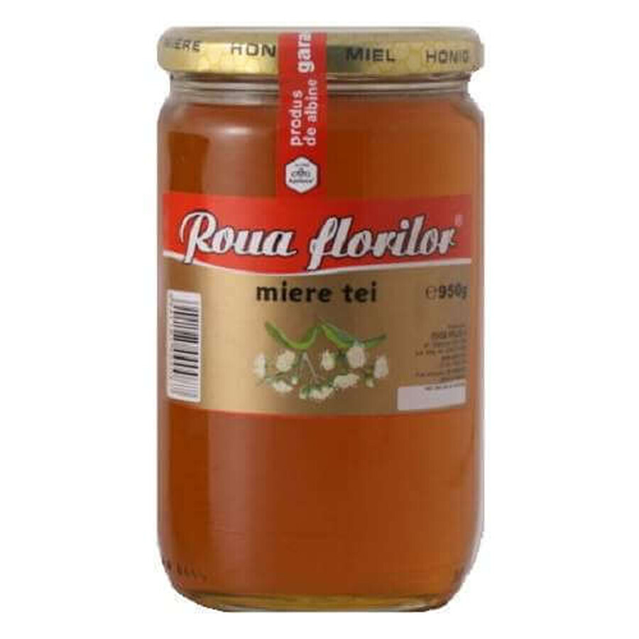 Miere de tei Roua Florilor, 950 ml, Apidava