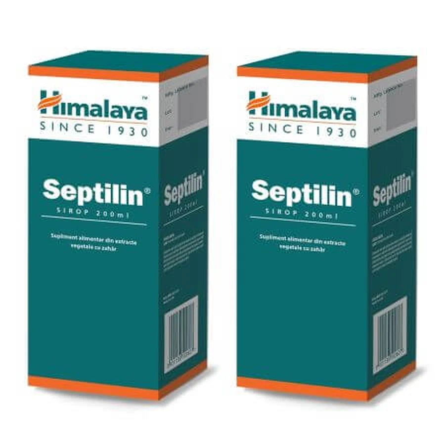 Pack jarabe inmunitario Septilin, 200+200 ml, Himalaya