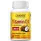 Vitamine D3 met kokosolie, 5000 IE, 60 capsules, Zenyth