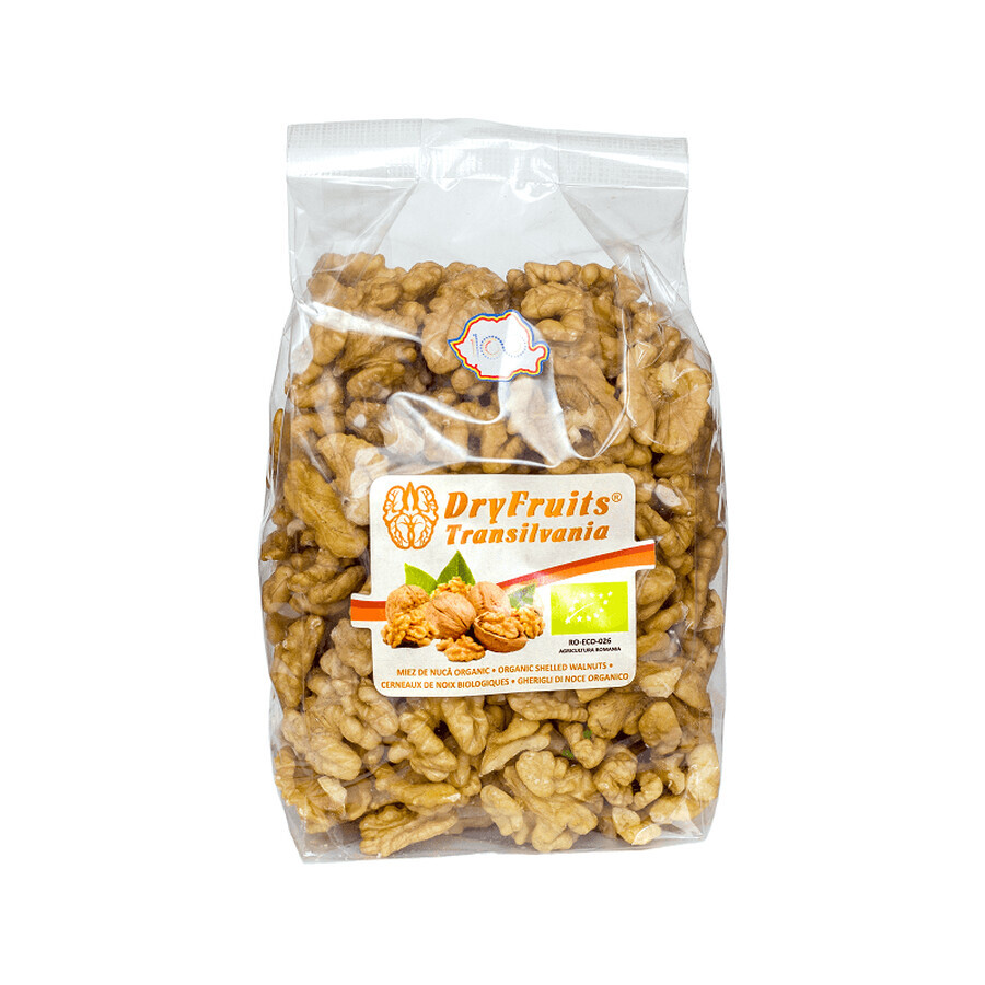 Nucleo di noce biologico, 400 g, frutta secca Transilvania