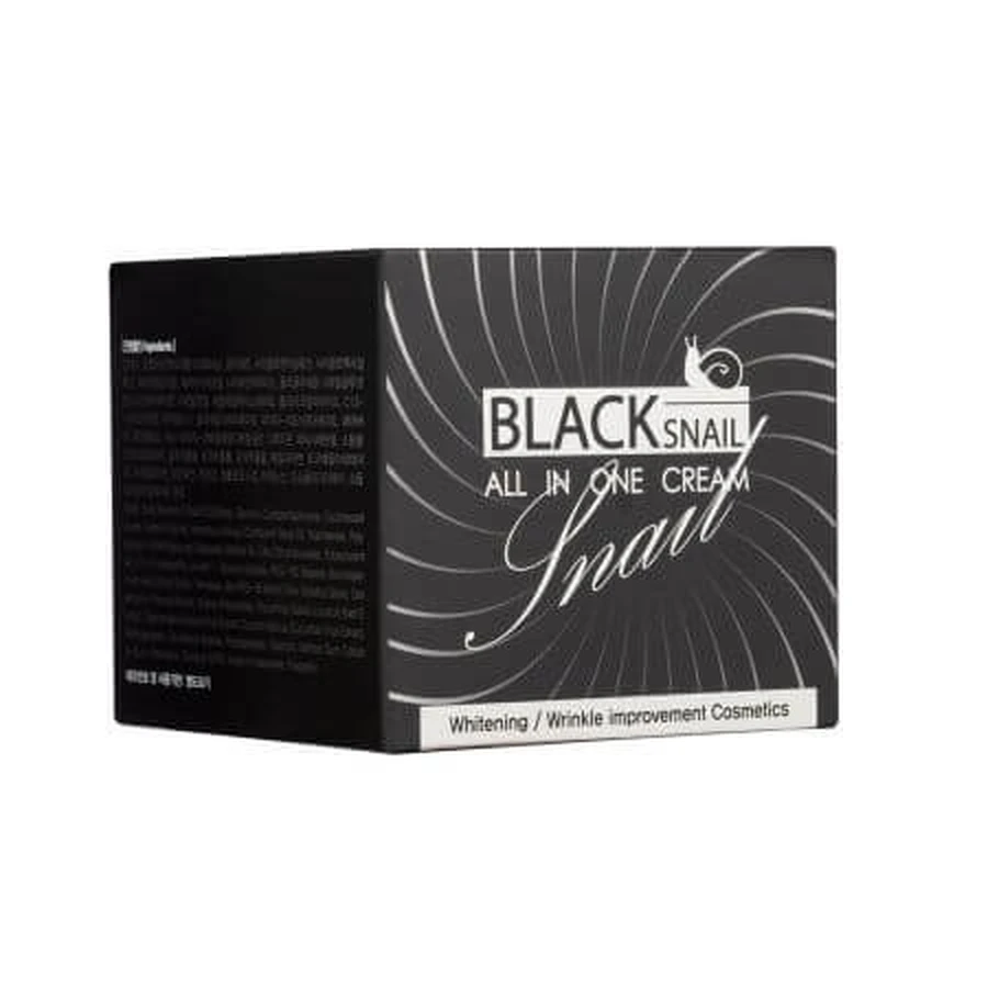Crema de fata cu extract de melc negru Black Snail, 100 ml, Farmstay