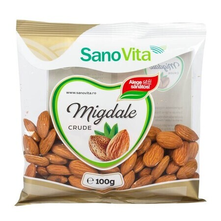 Amandes crues, 100 gr, Sanovita