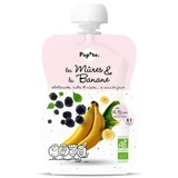 Biologische Puree met 51% bramen en 43% bananen, 4-6 maanden, 120 g, Popote