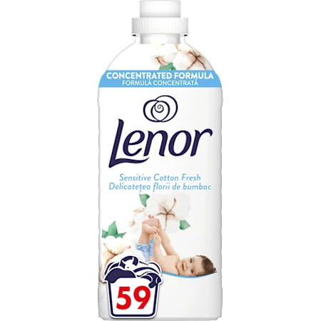 Lenor Balsamo per bucato sensibile 59 lavaggi, 1,24 l