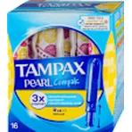 Tampony Tampax z aplikatorem Pearl Compak Regular, 16 szt.: ceny i cechy