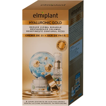 Set crema giorno + siero viso Elmiplant, 2 pz.