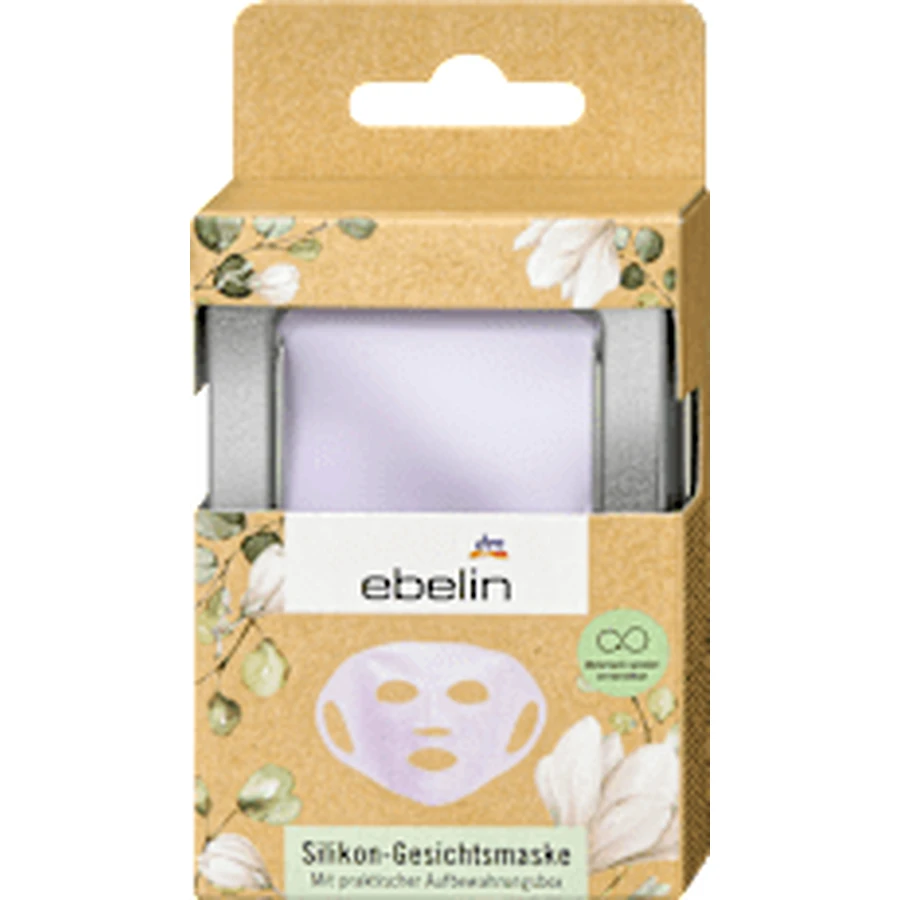 ebelin Masque en silicone, réutilisable, 1 pièce