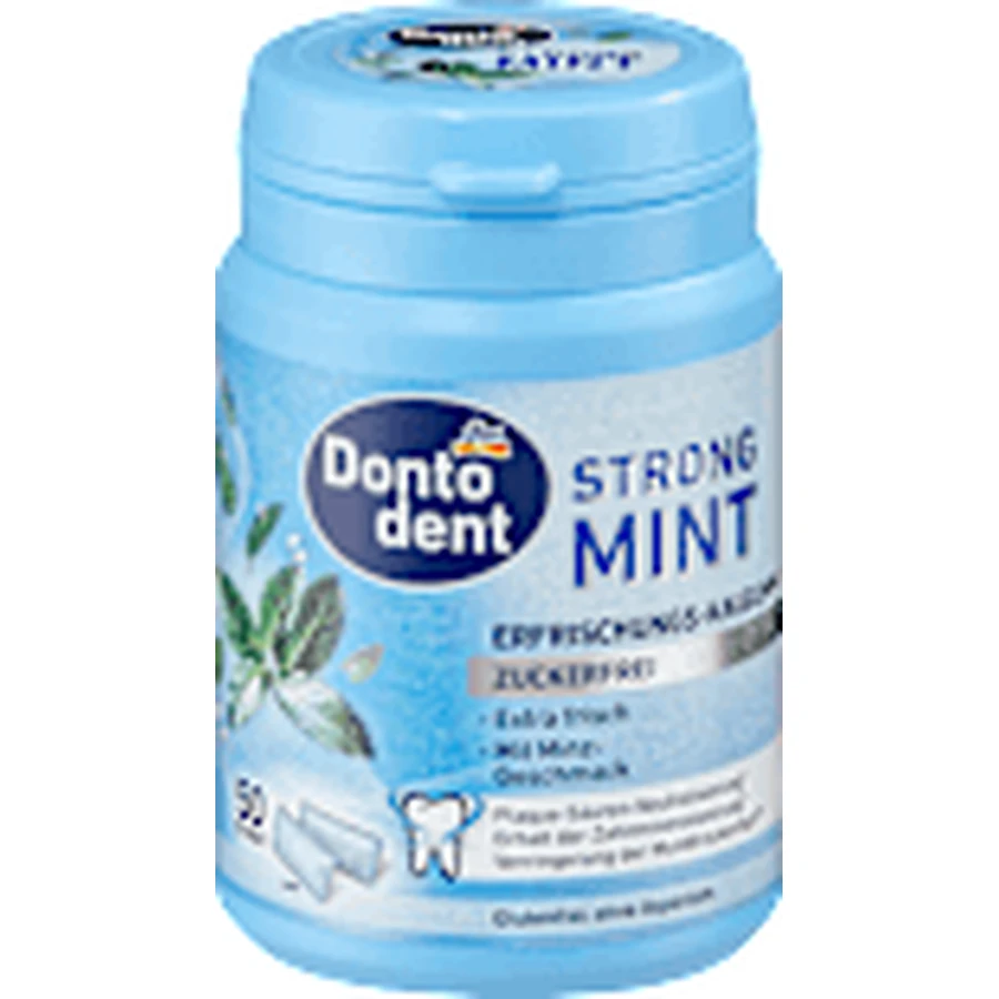 Dontodent Kaugummi, starke Minze, 50 Stück