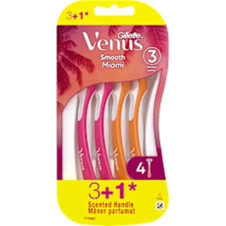 Gillette Venus disposable razor Miami, 4 pieces