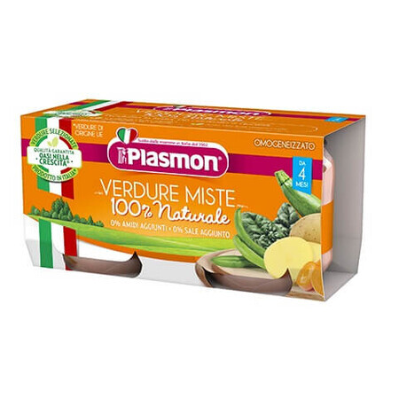 Mélange de légumes, 2x 80 gr, Plasmon