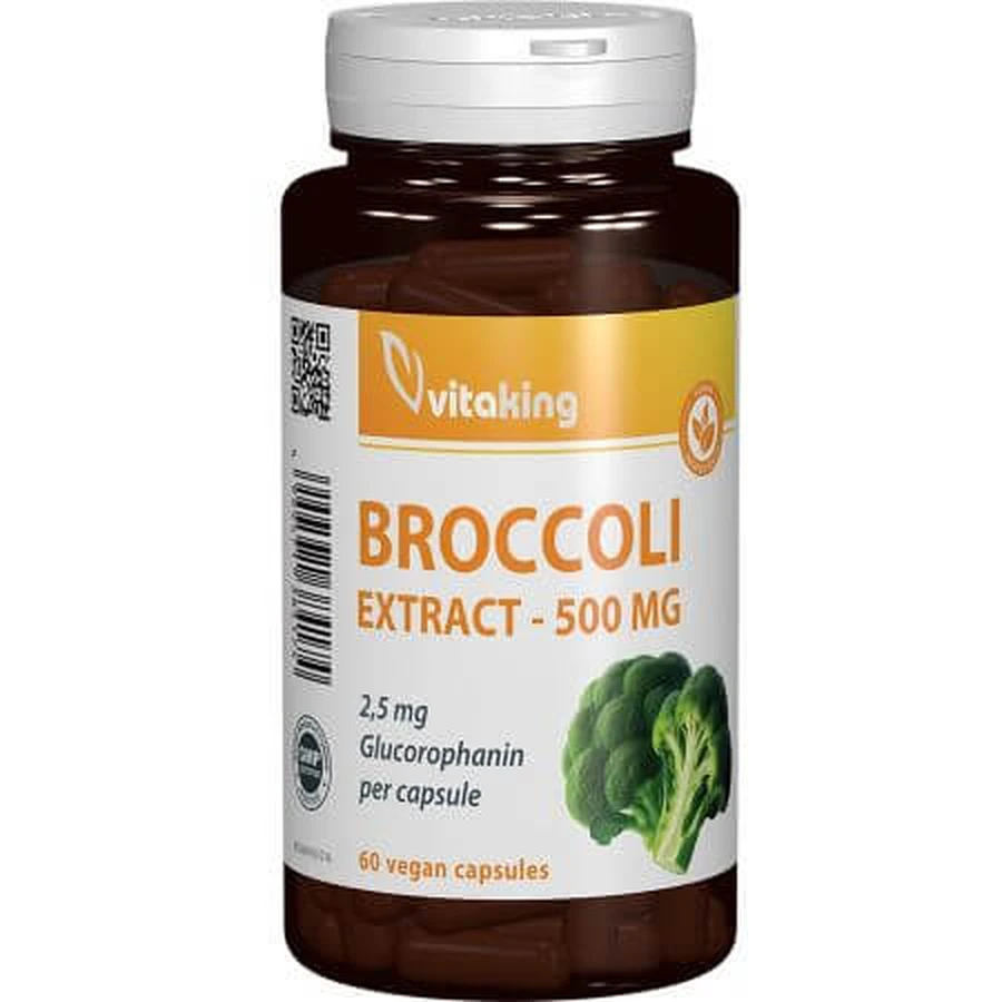 Broccoli-extract, 500 mg, 60 capsules, Vitaking