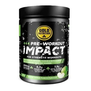 Pre-Workout Impact mit grünem Meeresfrüchte-Geschmack, 400 g, Gold Nutrition