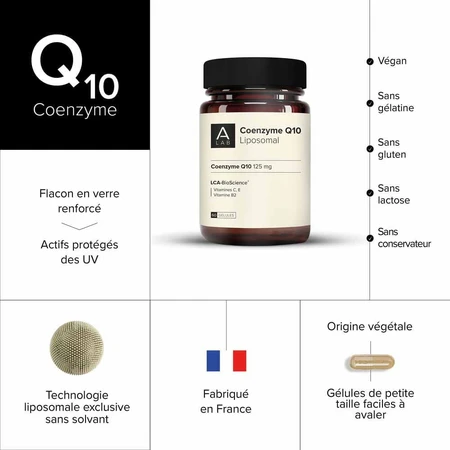 A-LAB Liposomaal Co-enzym Q10 Anti-Ageing 60 capsules