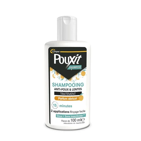 Pouxit anti-luizen en nagelbehandeling shampoo abrikoos geur 100ml