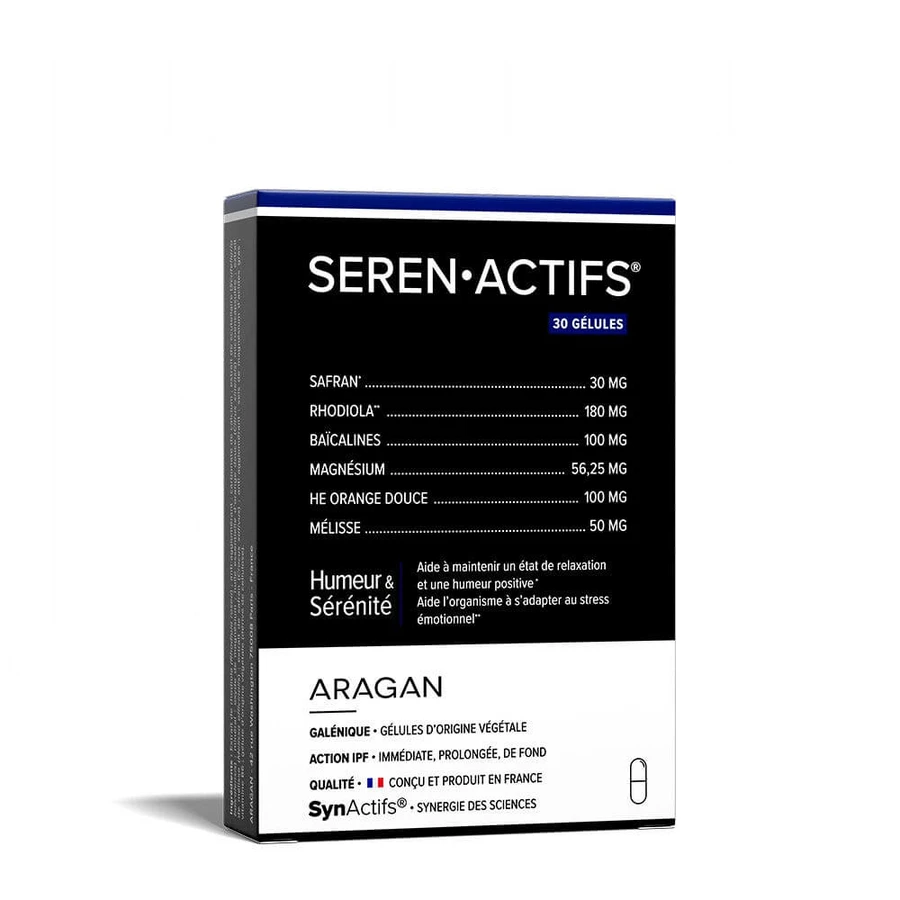 Aragan Synactifs SerenActifs Humeur & sérénité 30 Kapseln