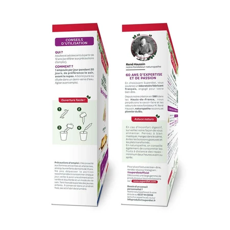 Superdiet Lime Tree Organic Digestion 20 Ampullen Bien-Être Digestif