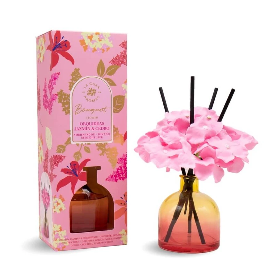 La Casa de los Aromas Bloem Boeket Geurstokjes Jasmijn amp; Ceder, 170 ml