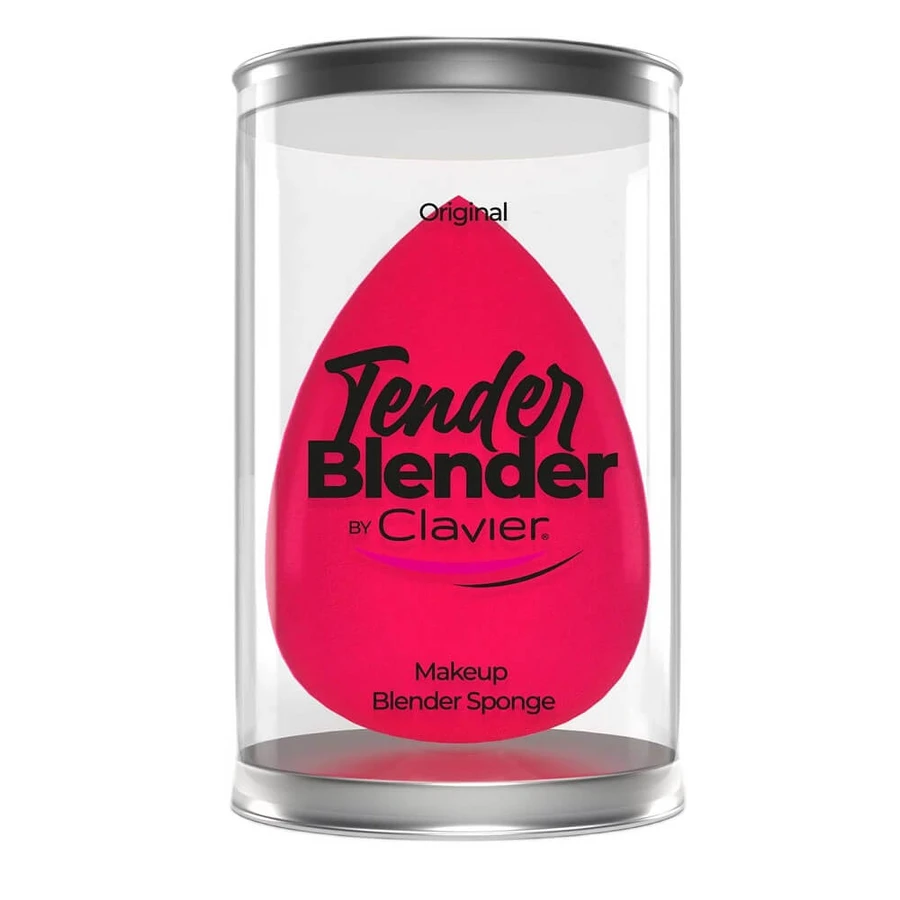Clavier Tender Blender Zachte make-up spons teardrop roze