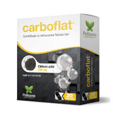 Carboflataat geactiveerde houtskool 250 mg, 20 capsules, Polisano