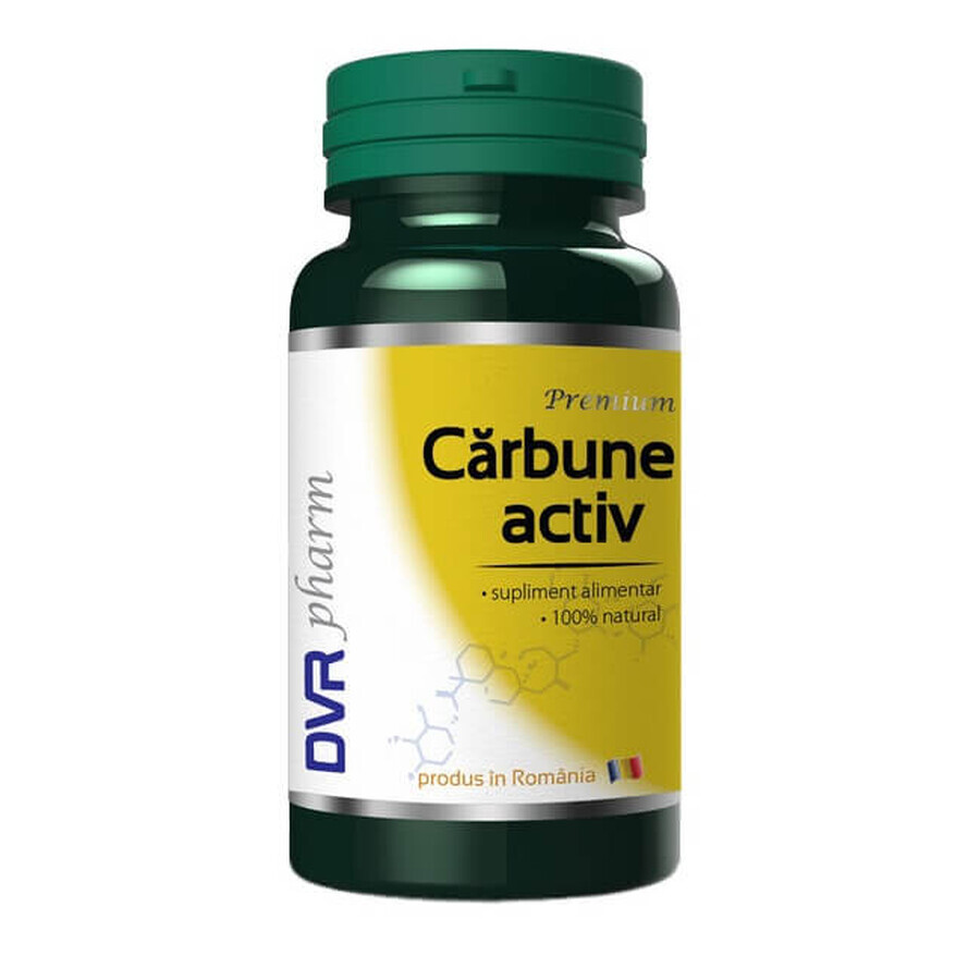 Cărbune activ, 60 capsule, DVR Pharm