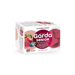 Garda Senior, Waldfruchtgeschmack, 60 Lutschtabletten