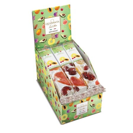 Nougat-Riegel mit exotischen Früchten, 100g, Quaranta