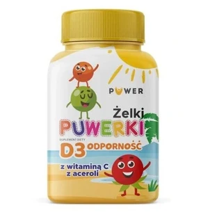 Puwerki D3 Immunitätsgels mit Vitamin C aus Acerola, 50 Stück