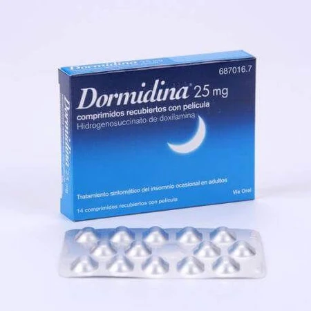 DORMIDINE 25 MG 14 TABLETS