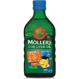 Omega 3 levertraan met tutti-frutti smaak voor kinderen, 250 ml, Möller's