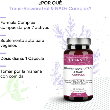 Nutralie Trans Resveratrol&Nad Complex 60 caps