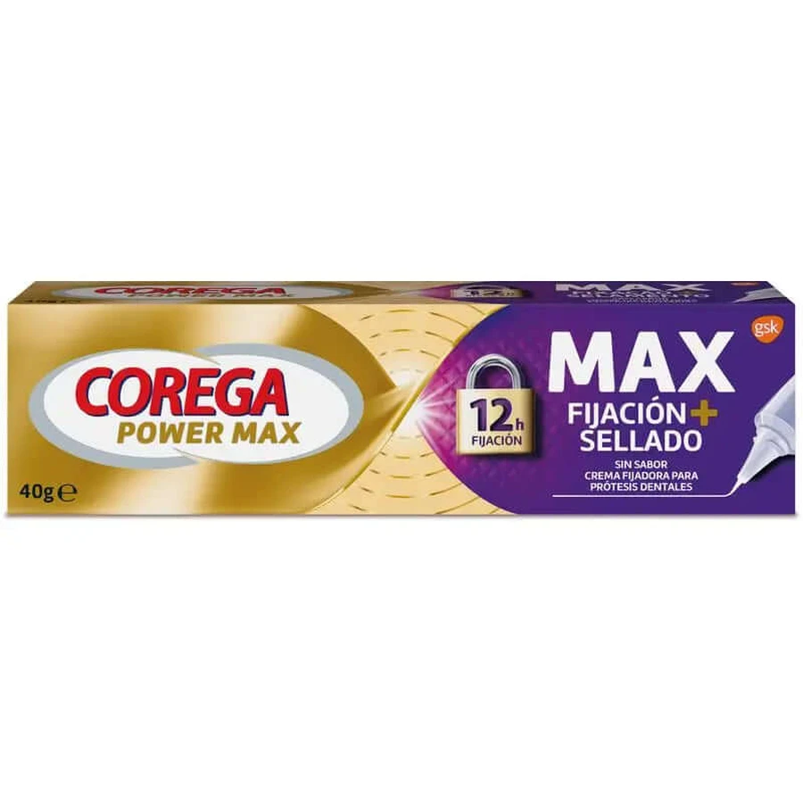 Corega Maximale Sealing Adhesive Tandprothese, 40 g