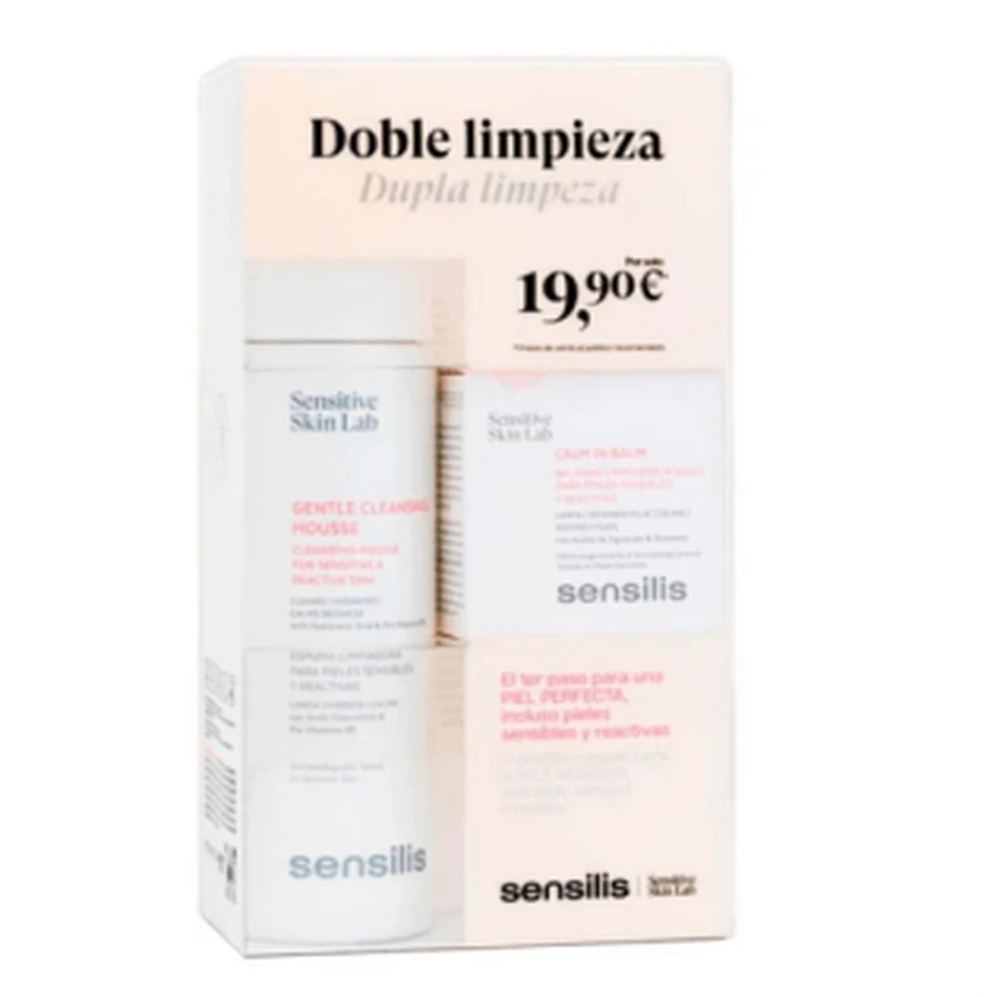 Sensilis PACK Double Cleansing Mousse 200ml + Calm in Balm 25ml