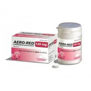 AERO RED 120 MG 40 CHEWABLE TABLETS